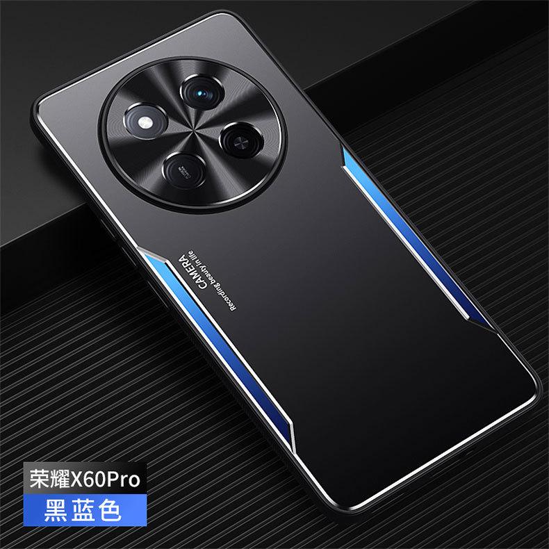 Applicable to Huawei Honor X70 metal blade mobile phone case Honor X60Pro matte Honor X9D anti-drop protective case
