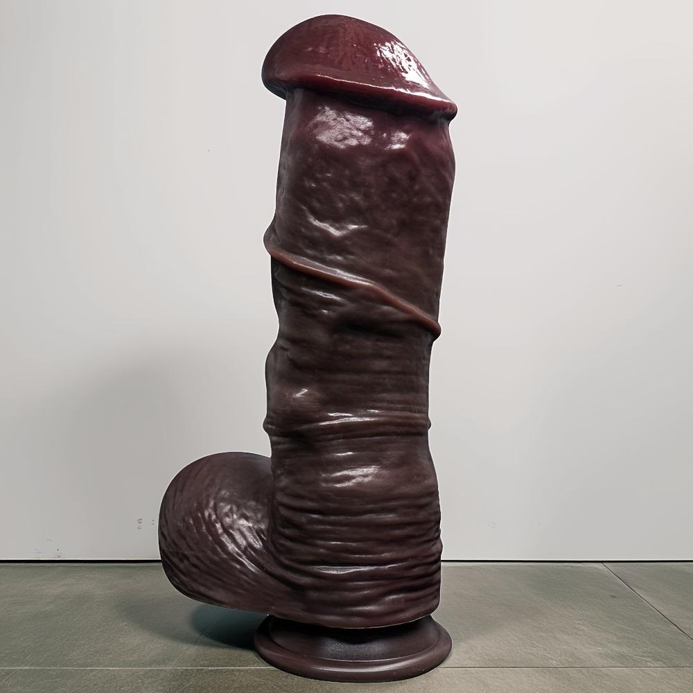 6.9-Inch Realistic Dildo Jockstrap Toy, Skin-Friendly Faux Leather Design with Strong Suction Cup, Hands-Free Adult Toy for Men, Women & Couples