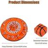 Ceiling Basketball Hoop, Hanging Indoor Basketball Hoop Ceiling Mounted, Mini Basketball Goal with Soft Ball for Bedroom, Stress-Relieving Game for Ad