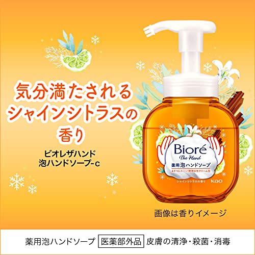 Biore The Hand Foam Hand Soap Chiffon Rose Scent Pump Body 250ml