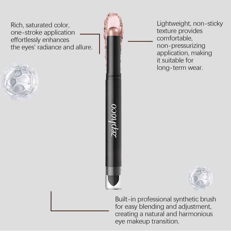 Водостойкий стик для теней для век Rose Gold, цветной, матовый, с шиммером, легко растушевывается, для стойкой красоты one size