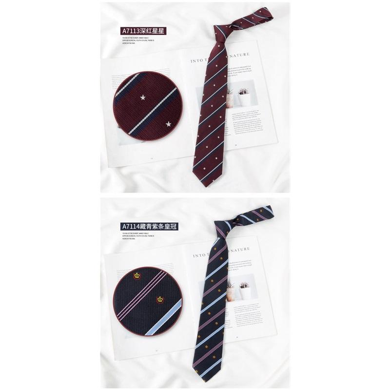 Korean Striped Hand Tie Jk College Style