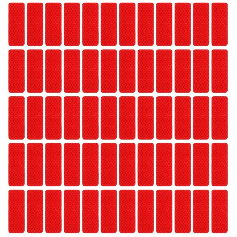 SelfAdhesive Watertight Reflective Night Safety Bikes Frame Sticker Reflectors