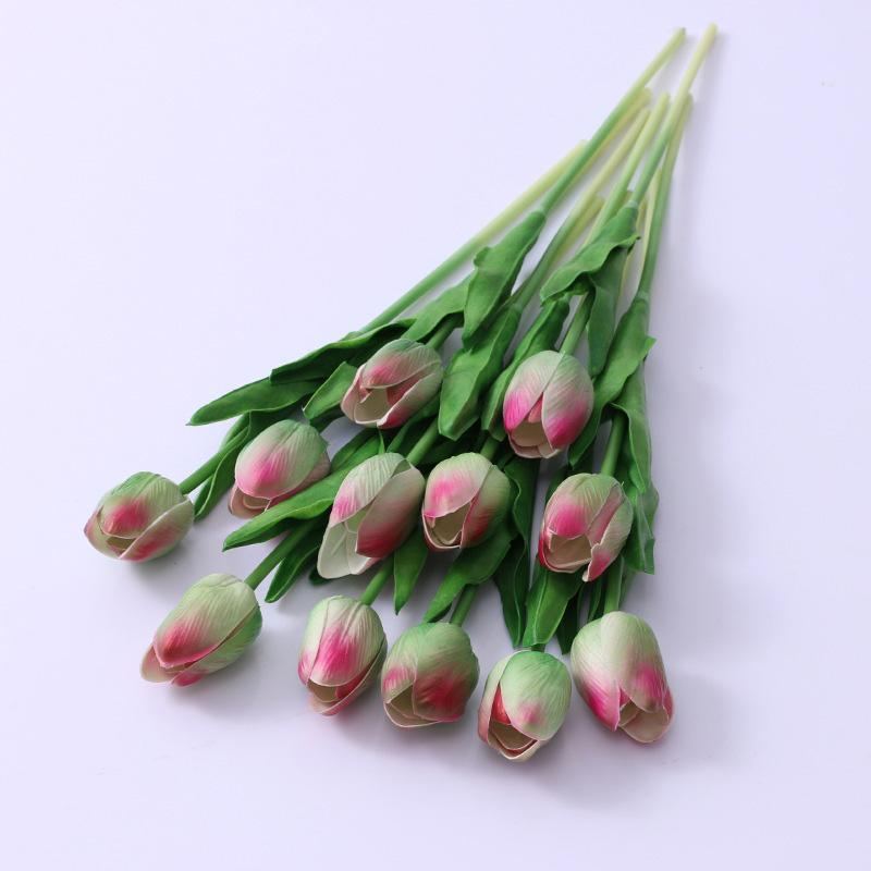 35cm Real Touch Artificial Flowers PU Home Decor Wedding Decoration Flowers Fake Flowers Tulips