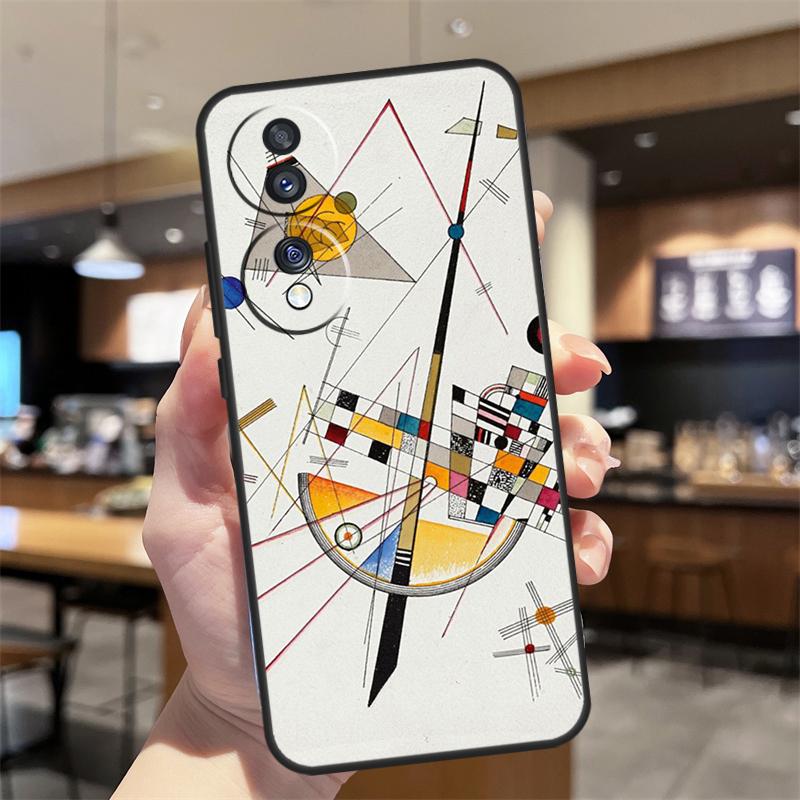 Wassily Kandinsky Abstract Case For Honor Magic 5 6 7 8 Pro Honor 200 400 50 70 90 Lite X8b X8c X9b X9c X9d Win RT Cover