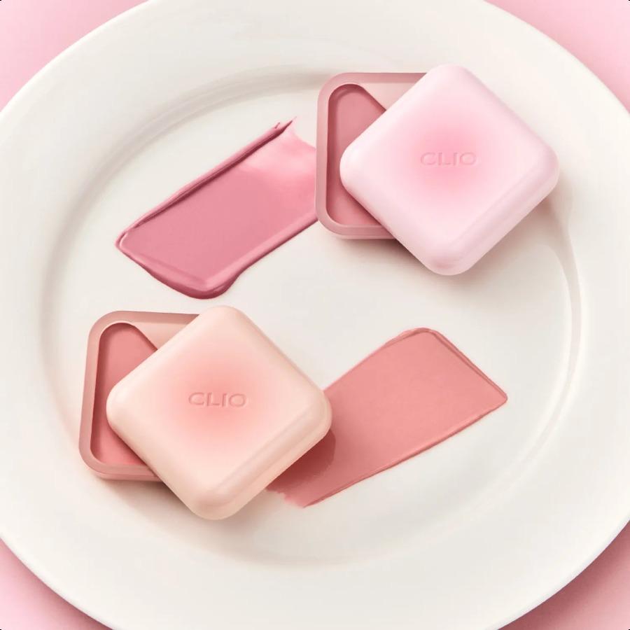 CLIO Essential Lipcheek Tap 4.5g (Dewy/Blur) (12 Colors)