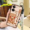 Shockproof Silicone Phone Case For Realme P3 Ultra 5G Anti-dust Protective Kickstand Cute Soft Case Anti-knock Ring