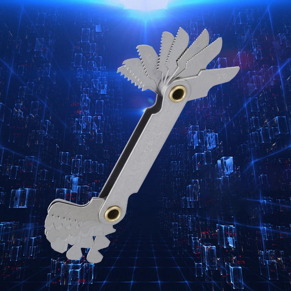 Metric60 Degrees  Stainless Steel Screw Measuring Thread Pitch Gauge