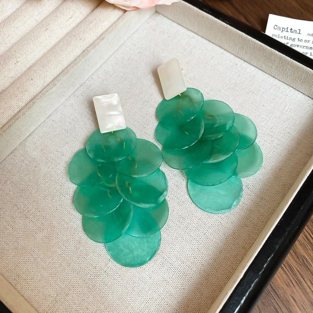 Vacation Style Shell Tassel Drop Earring Ear Hooks Women's Earrings Fashion Drop Earring Women
