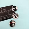 6pcs Personalized and Fun Cat Refrigerator Magnets Cute Creative Fridge Po Message Magnet Decorative