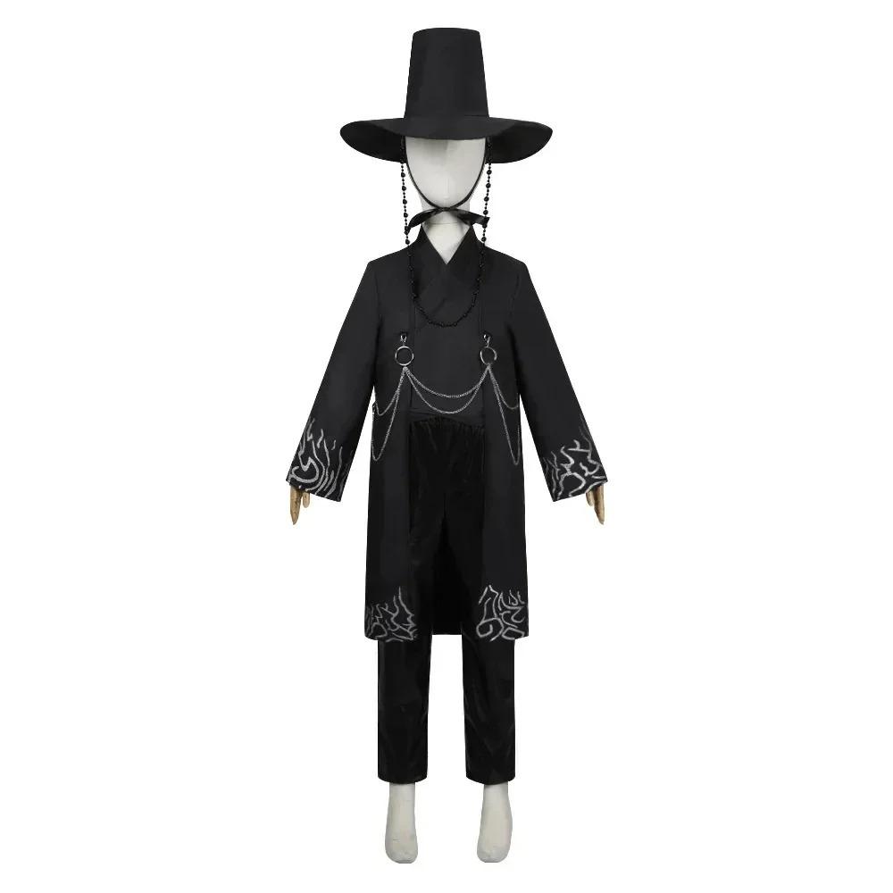 Les costumes d'Halloween pour hommes comprennent des costumes, des manteaux, des pantalons, des couvre-chefs et des accessoires, Costumes d'Halloween, Costumes de fête à thème pour Child L black
