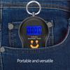 Portable Plastic Electric Digital Hanging Scale with Hook Tool for Fishing Luggage (Black)