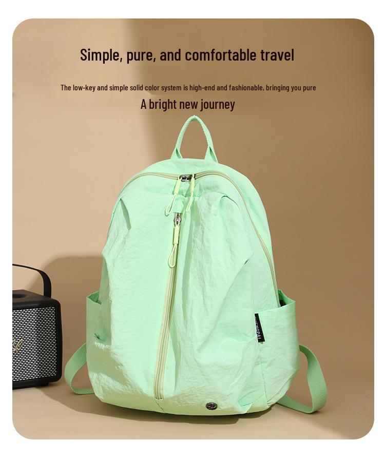 Unisex Lightweight Waterproof Nylon Backpack – Large Capacity for Travel, Outdoor, School