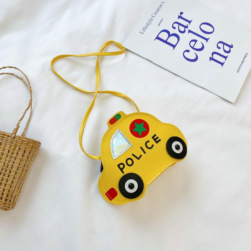 Cute Children's Crossbody Bags Cartoon Car Coin Purse for Kids Baby Mini Shoulder Messenger Bag Boys Girls Accessories Handbags