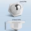 Pack of 8 Portable Sturdy Round Castors Adhesive Furniture Wheel Convenient for Easy Movement and Smooth Rolling