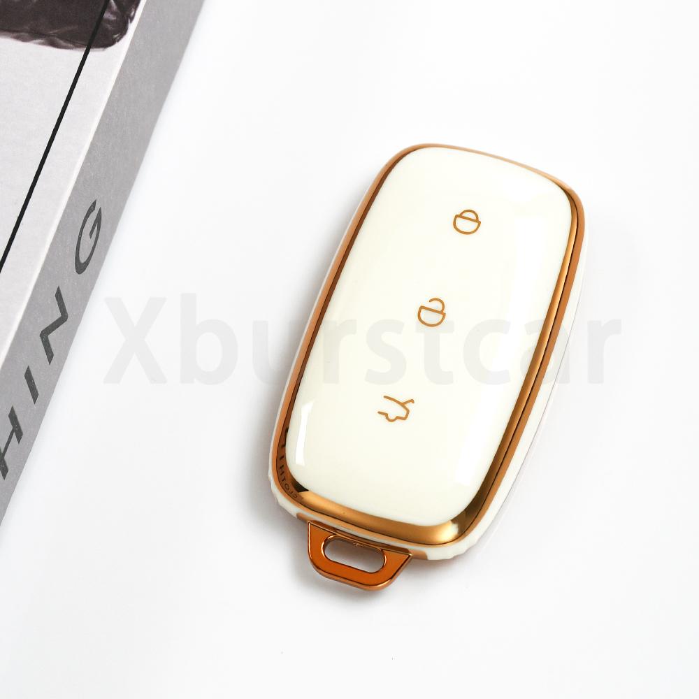 For Men And Women Gifts Auto Keyless Protector Accessories Car Key Case Cover For Geely Galaxy E5 Sailing Edition Voyage Edition