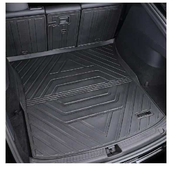 

Для Tesla Model Y 2022 TPE Задние сиденья Защитный чехол для спинки и коврик для багажника Противоударные накладки Коврики для сидений Грузовой лайнер Автомобильный багажник