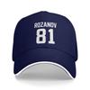 Baseball Cap Rozanov Number 81 Outfit Unisex Women Baseball Caps Heated Rivalry Hat Casual Running Golf Adjustable Fit Sun Cap