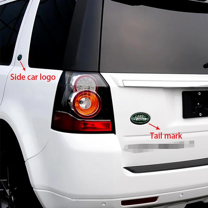 Land Rover Car Front Grille Rear Tail Trunk Emblem Sticker For Discovery Range Rover Evpque Defender 3 4 Freelander OVERFINCH BQ8