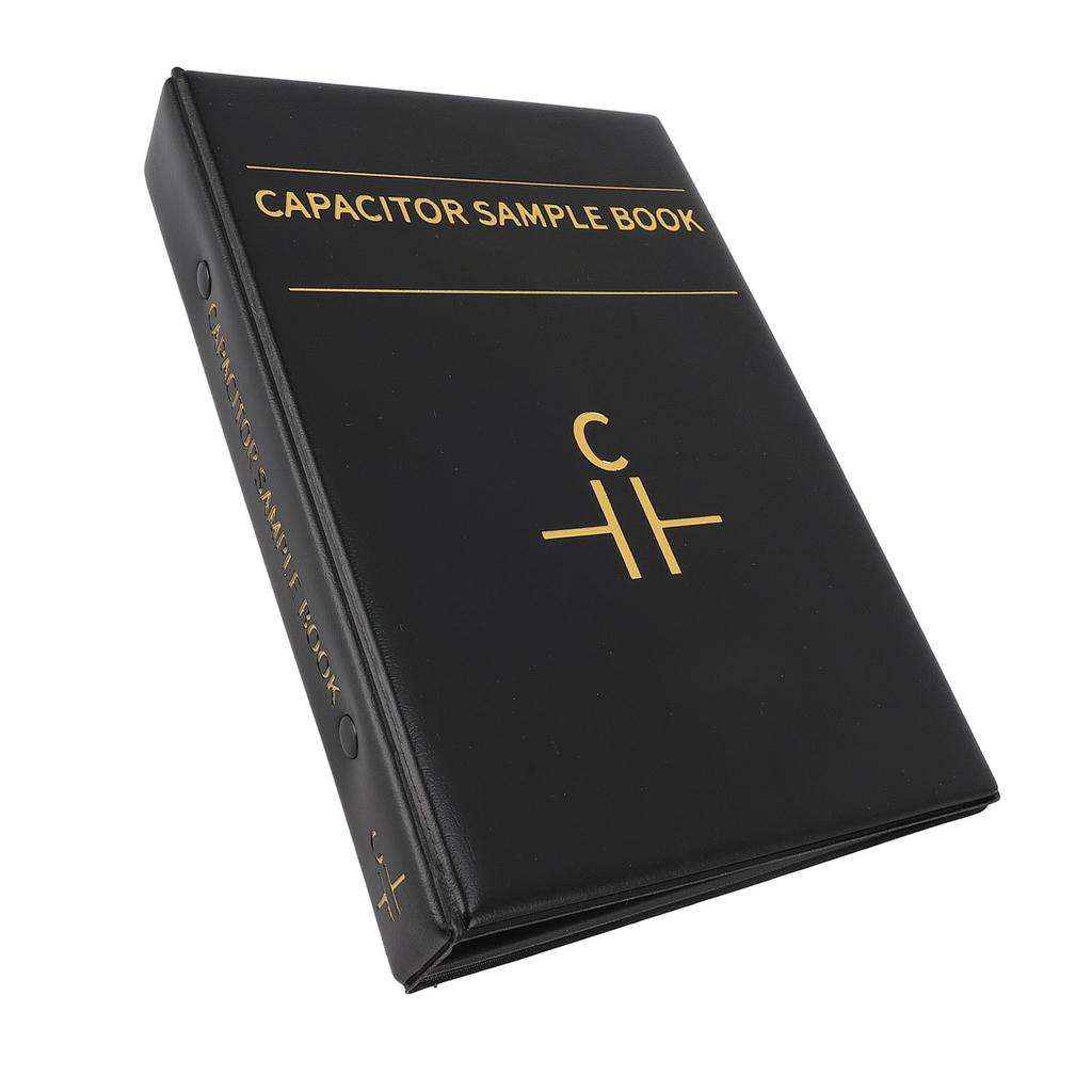 Capacitor Sample Book 84 Values High Accuracy Electronic Components Assortment Kit for Teaching and Experiment