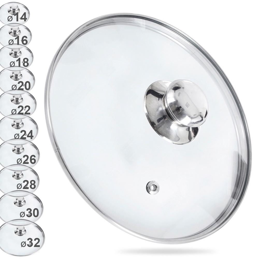 Pokrywka Szklana Pokrywa Do Garnka Garnków Patelni Rondli Uniwersalna 26 Cm