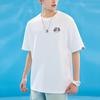 Anta Life Series Printed Letter Pullover T-Shirt Unisex Tops Pure-White 952328111-5