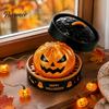 Skeleton Dumpling Toy 1/5/6Pcs Halloween Squeezing with Steamer, Pumpkin Ghost Eyeball Bun Stress Relief for Kids Adults, Party Favors