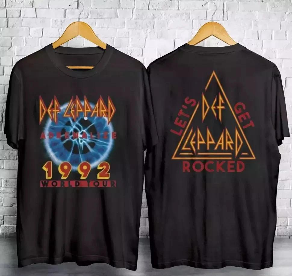 Винтажная футболка Def Leppard Concert Adrenalize 1992 World Tour 1992 года, размеры S-5XL XL