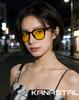 Night Driving Yellow TR90 Yellow Night Unisex [KANASTAL] Sunglasses, Lens, Frame, Ultra-lightweight, UV400, Glasses, Sports, Driving, Cycling, Car,