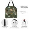 Ball Python Morphs Pattern Moss Green Insulated Lunch Bag for Women Office Cooler Thermal Food Box Tote Lunch Boxes Container