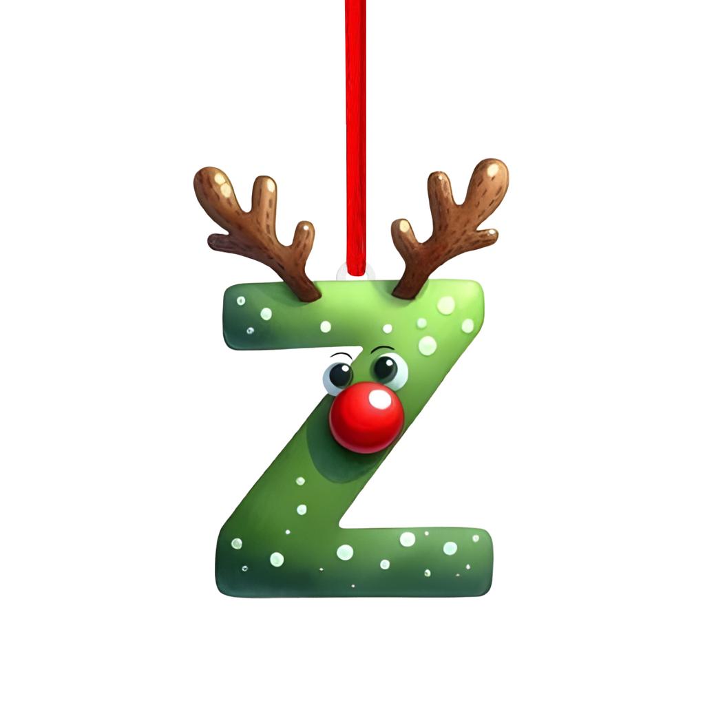 26 Letter,Christmas,Ornaments,Acrylic,1