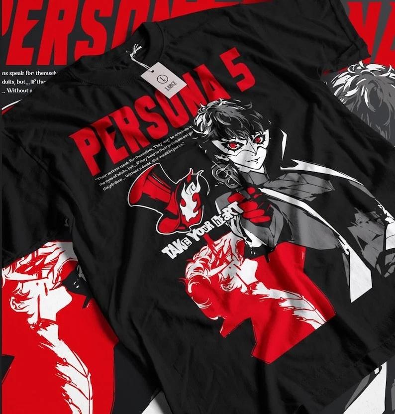 Persona 5 Goro Akechi Shin Megami Tensei Unisex TShirt S