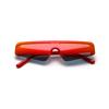 95026 Pointed Cat Eyes Sunglasses Women, Powder Film Borderless Glasses, Party Personality Sunglasses Men