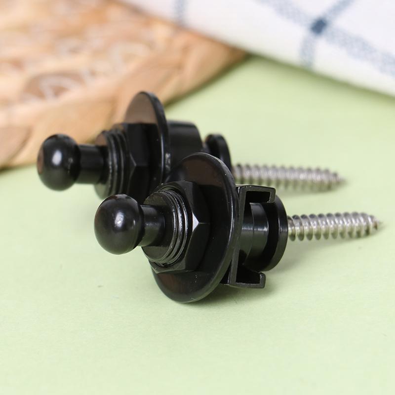 2 Pcs Guitar Strap Lock Botton Schaller Straplocks Electric Acoustic Bass