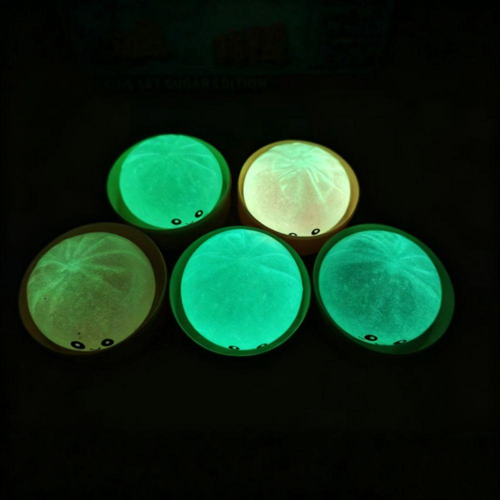 Noctilucent Dumpling Squishy Toys Luminous Sensory Fidget Ball Squishy Dumpling  Anxiety ADHD