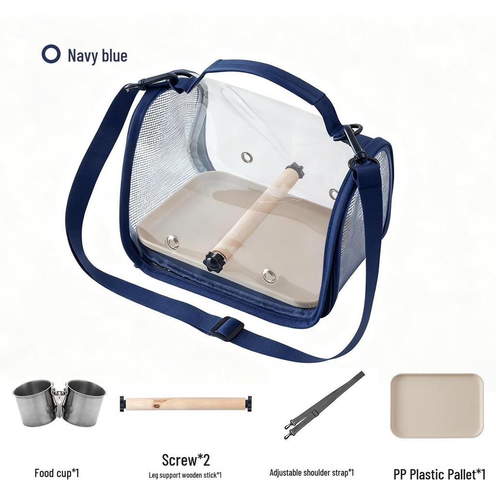 Portable Pet Carrier: Ideal for Small Birds, Pigeons, Lizards, Hamsters, and Cockatiels