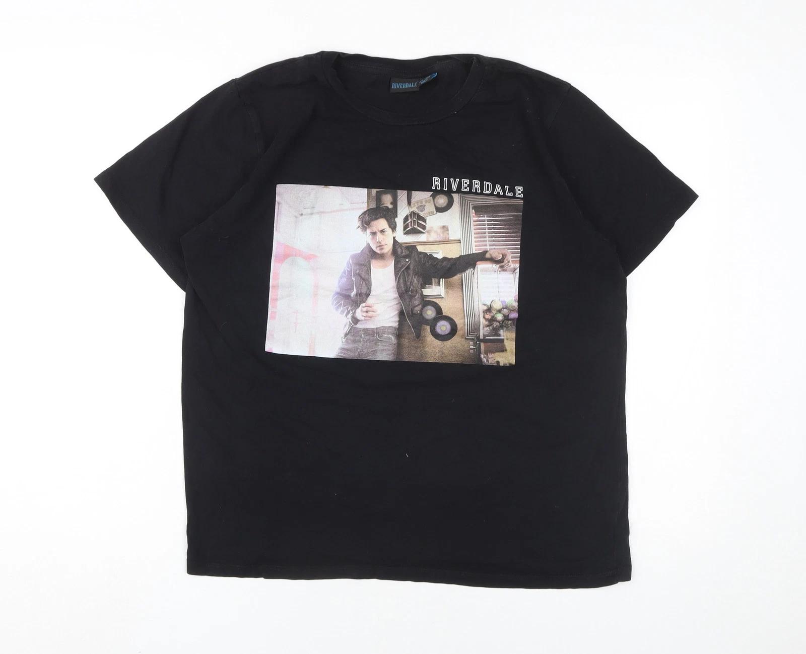 

Riverdale Unisex Black Graphic T-Shirt, Size L, Cotton XL