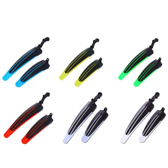 1 Paar Stilvolle MTB Fahrrad Schutzbleche Vorne Hinten Mountainbike Kunststoff Kotflügel Set