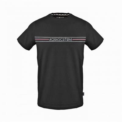 Aquascutum Mens Chest Stripe Logo T-Shirt