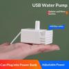 Auto Off USB Submersible Aquarium Pump 3W Low Pressure Large Flow Filter Pump for Fish Tank Water Change