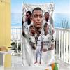 Mbappé Personalized Text Beach Towel High Absorbency & Quick-Dry Portable for SwimmingBeachCamping Travel Beach AccessoriesGym