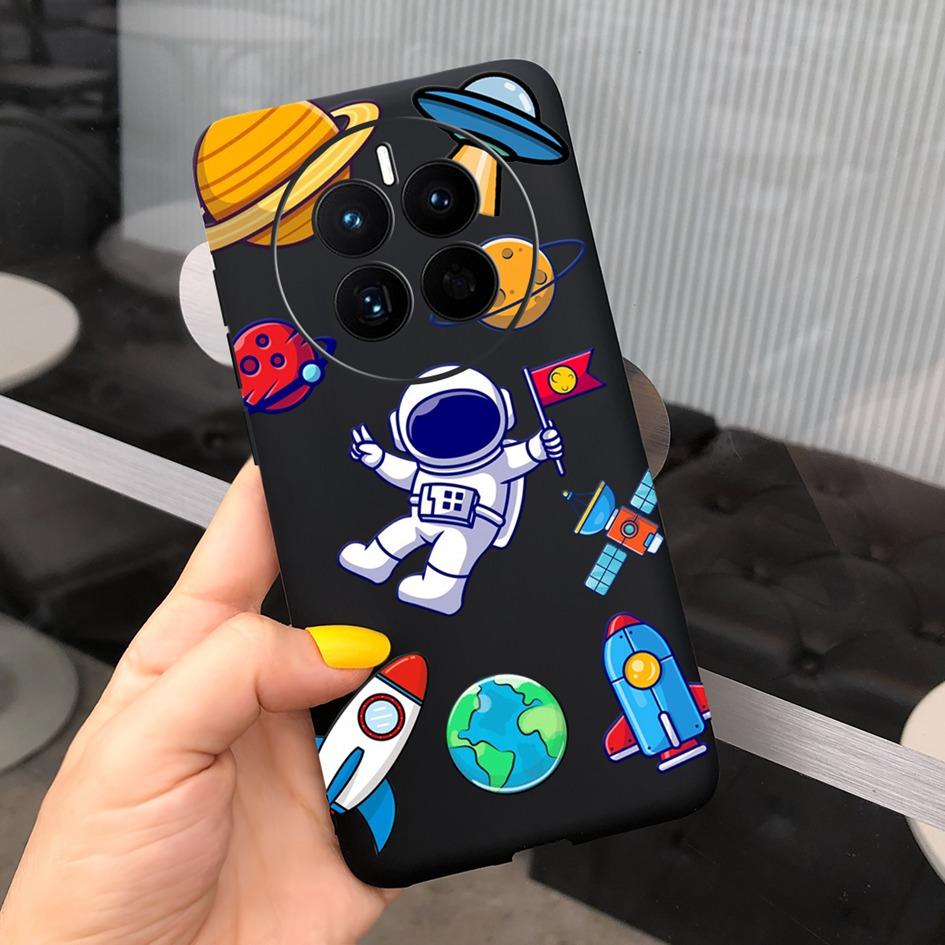For Huawei Mate 50 Pro Case 2022 Cute Cartoon Cat Painted Soft TPU Protective Cover For Huawei Mate50 Pro DCO-LX9 CET-LX9 Fundas