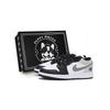 Air Jordan 1 Vintage Basketball Shoes Men's Low Top Black Gray 553558-131(Team85-S-BOXA)