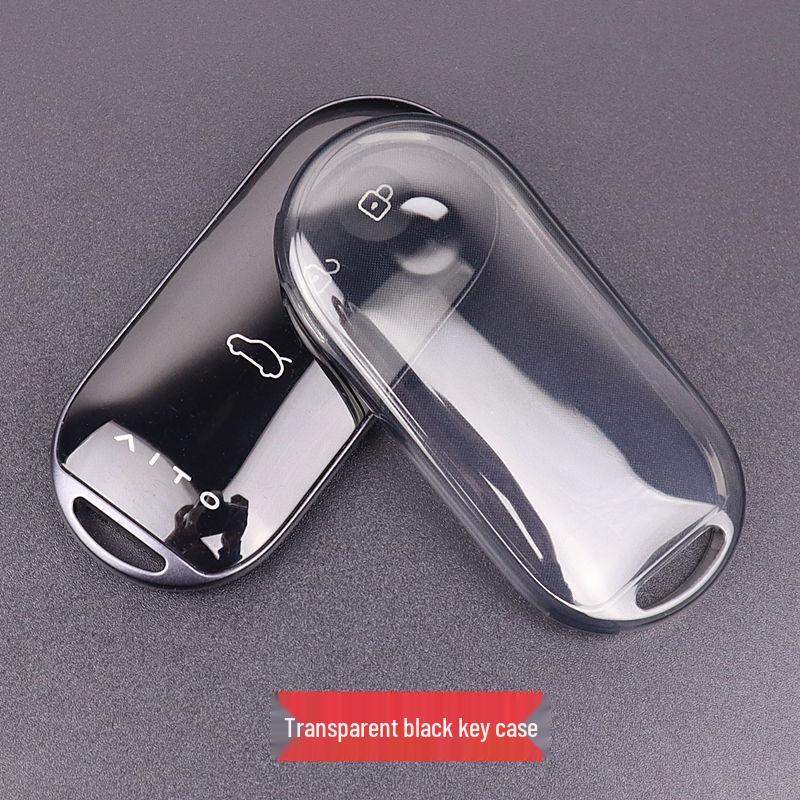 Ultra-thin Transparent Key Covers for Wenjie M5 & M7 - Full Coverage AITO Huawei Car Accessories