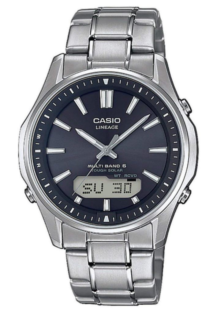 [Casio] Lineage Watch [Domestic Genuine Product] Radio Solar LCW-M100TSE-1AJF Men's Silver