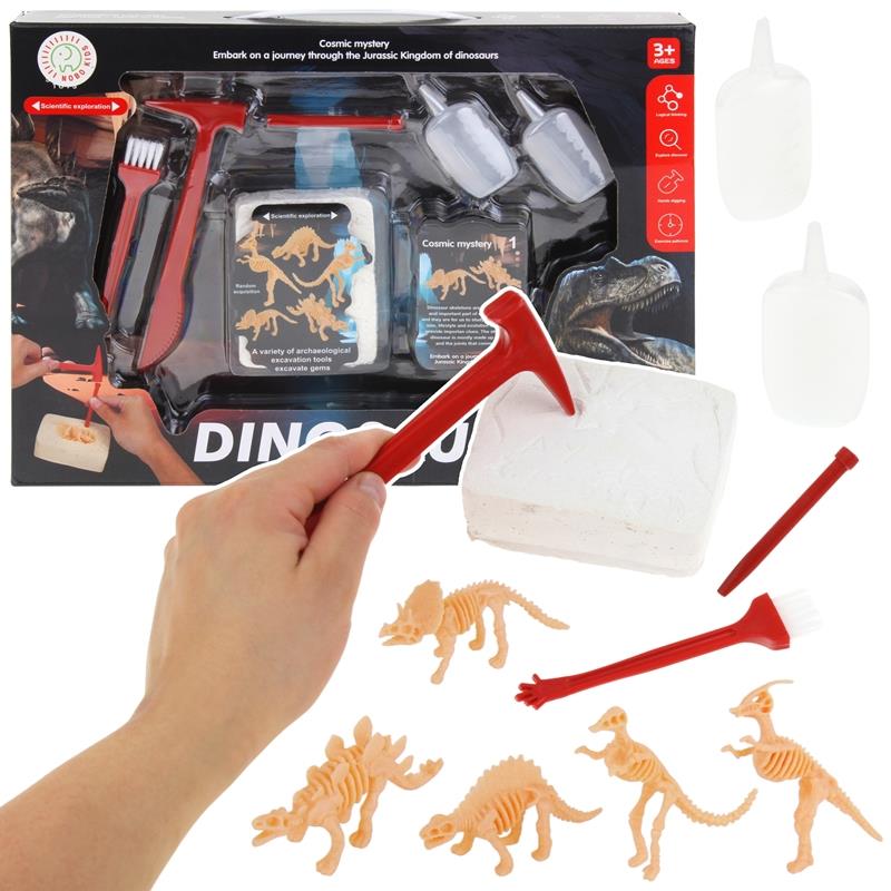 Archaeologist Archaeological Excavation Fossil Dinosaur Skeleton Set