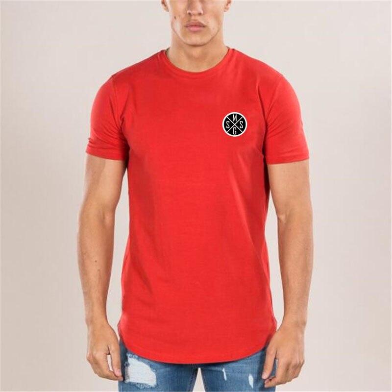 Muscleguys Cool Thin Short Sleeve Men's Summer Breathable Sports Leisure Fitness T-shirt