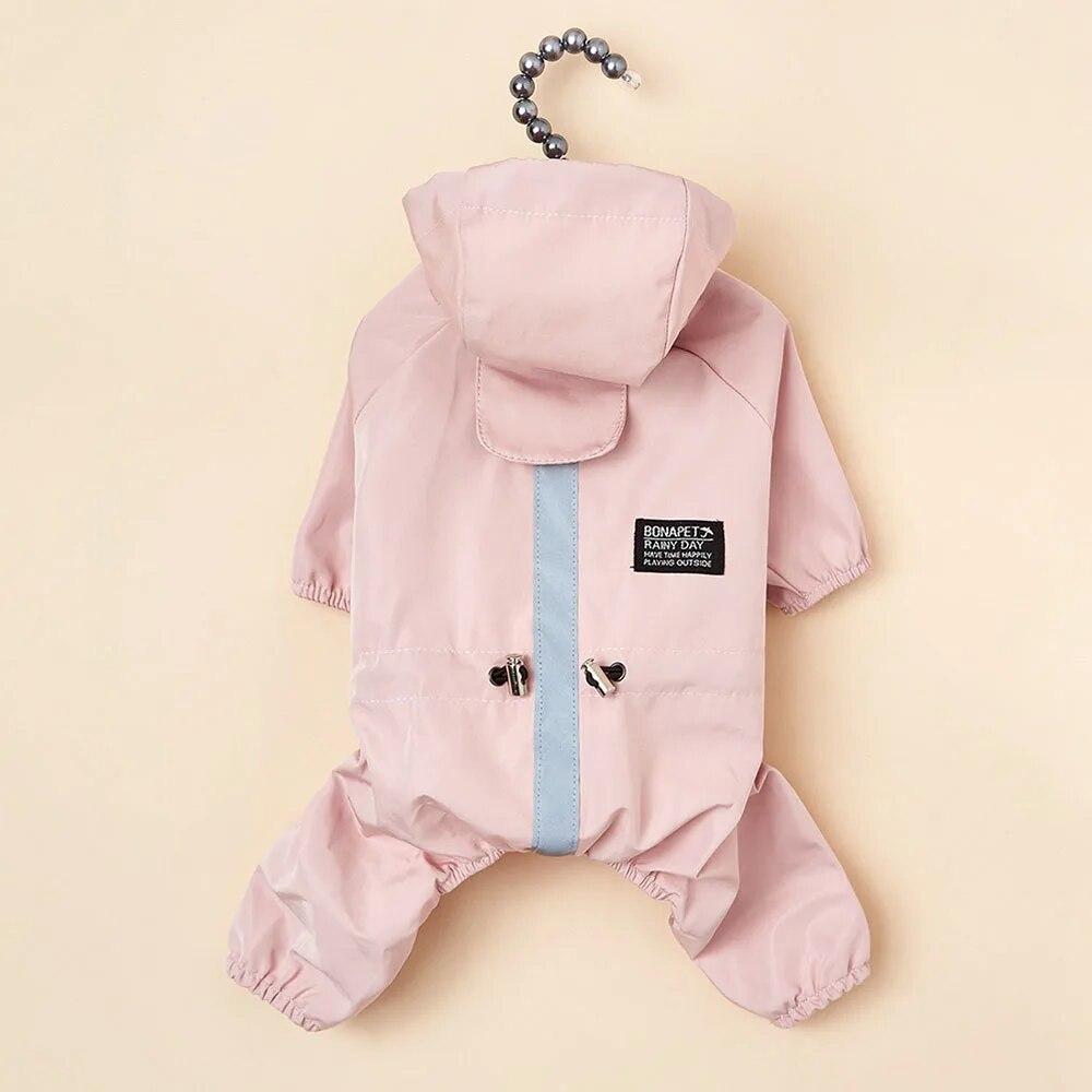 

Водонепроницаемая одежда для собак, светоотражающий плащ для собак, мягкая непроницаемая куртка из полиэстера для маленьких собак, одежда для щенков Perro Abrigo S розовый