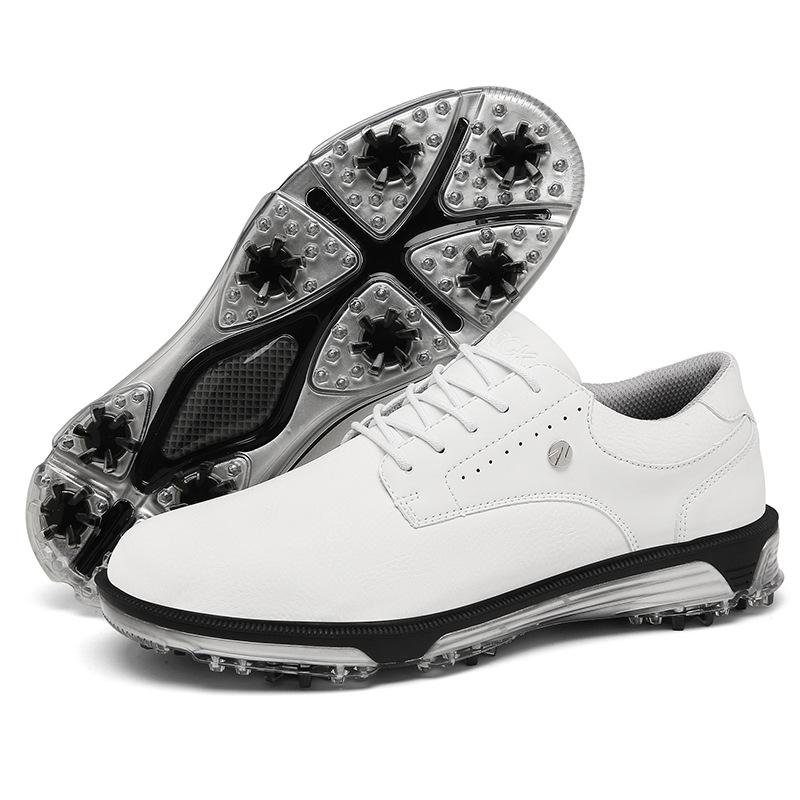 X20 Plus Size Men's Casual Golf Shoes with Fixed Spikes