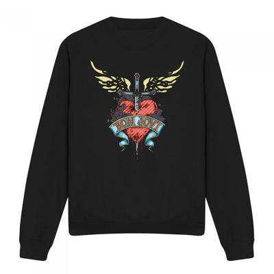 Bon Jovi Unisex Adult Daggered Sweatshirt